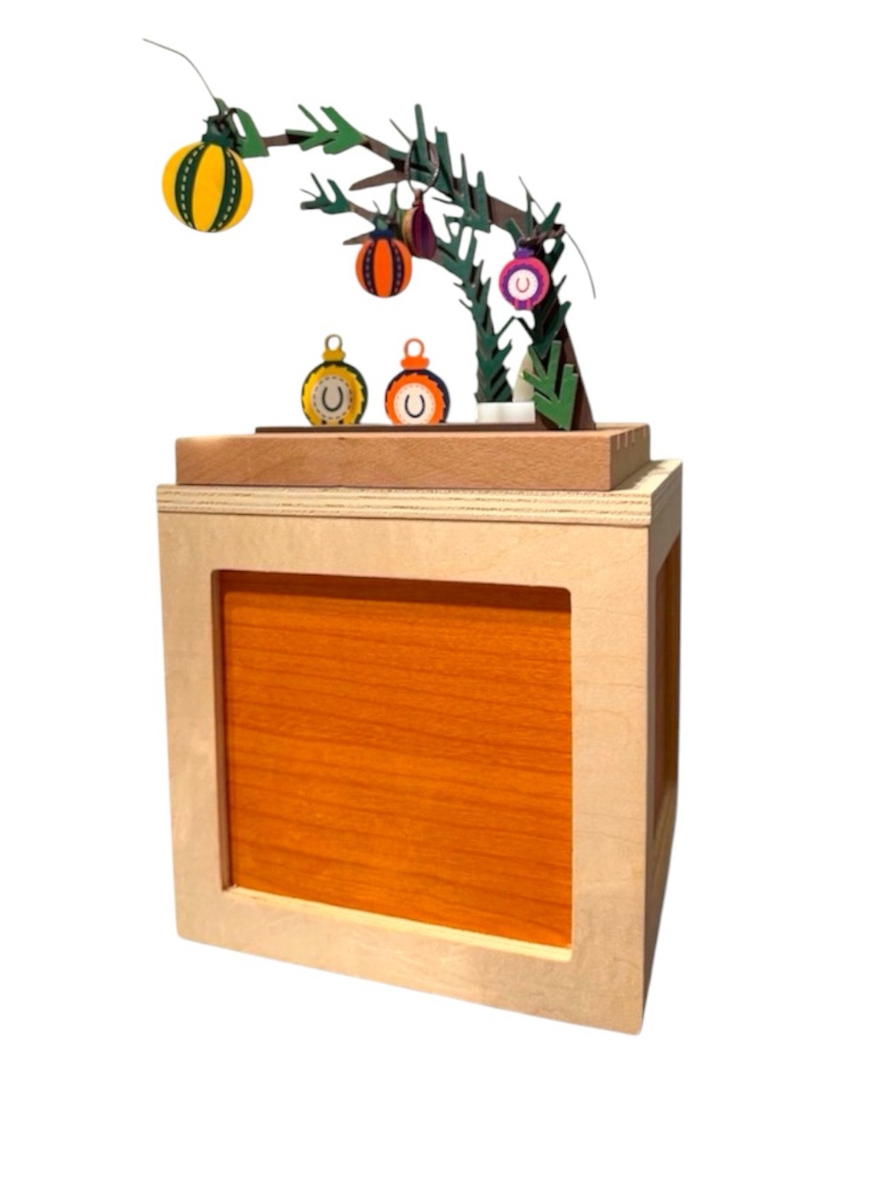 Rare Hermès VIP Exclusive DIY Christmas Shadow Box Holiday Display